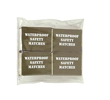 BKL1® 4 Packungen Streichhölzer Wasserfest Notzündhölzer EDC Prepper Survival 1432