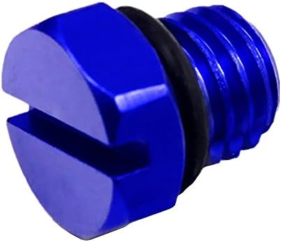 iFJF Billet Aluminum Air Bleeder Screw Replacement for GM 2001-2017 Duramax Diesel Fuel Filter(Blue)