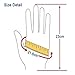 Ikevan Mens Luxurious PU Leather Gloves Outdoor Driving Warm Gloves Cashmere Mittens Autumn Winter (Black)