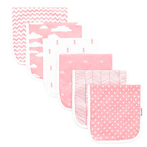 Burp Cloths for Baby Girl Ultra Absorbent Burping Rags Anti Shrink