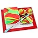 Pilot Diary Wax Carving Kit Large Silicone Jar Containers 37ml (1) + Standard Silicone Jar (3) + Stainless Steel Wax Carving Tool (1) + Nonstick Wax Mat 5.5″ x 4.5″(1) - Red/Green/Yellow