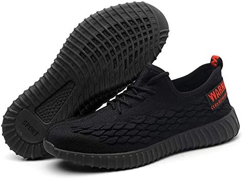 Work Shoes Men Women Steel Toe Shoes Work Safety Shoes Breathable Industrial Construction Outdoor Puncture Proof Shoes
