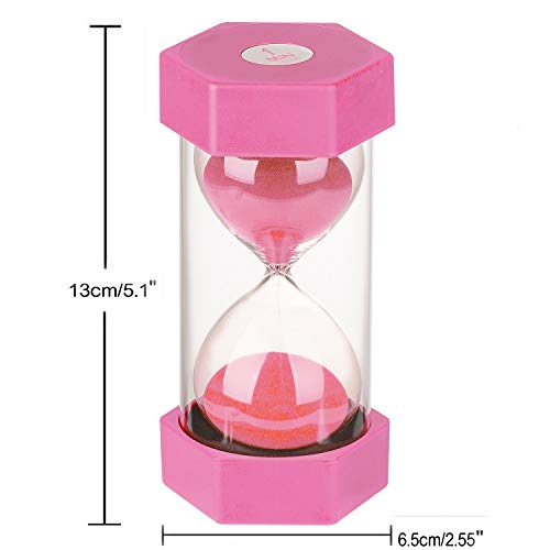 KSMA Sand Timer 1 Minutes Hourglass Timer,Colorful Sandglass Timer for