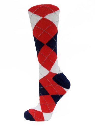 MLB Boston Red Sox Argyle Sock - Thumbnail 2
