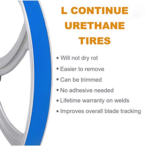 2 Pack Urethane Band Saw Tires, Be Applicable 7/8" Inch Wide by 12" Inch Diameter Band Saw Wheel Low Noise and Durability - Thumbnail 3