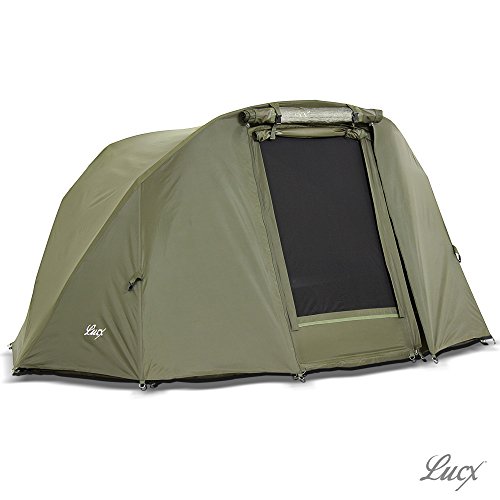 Lucx® Winterskin Überwurf Overwrap Skin für 1 Mann Bivvy Puma Angelzelt Karpfenzelt (Kein Zelt Nur Überwurf) – Bild 4
