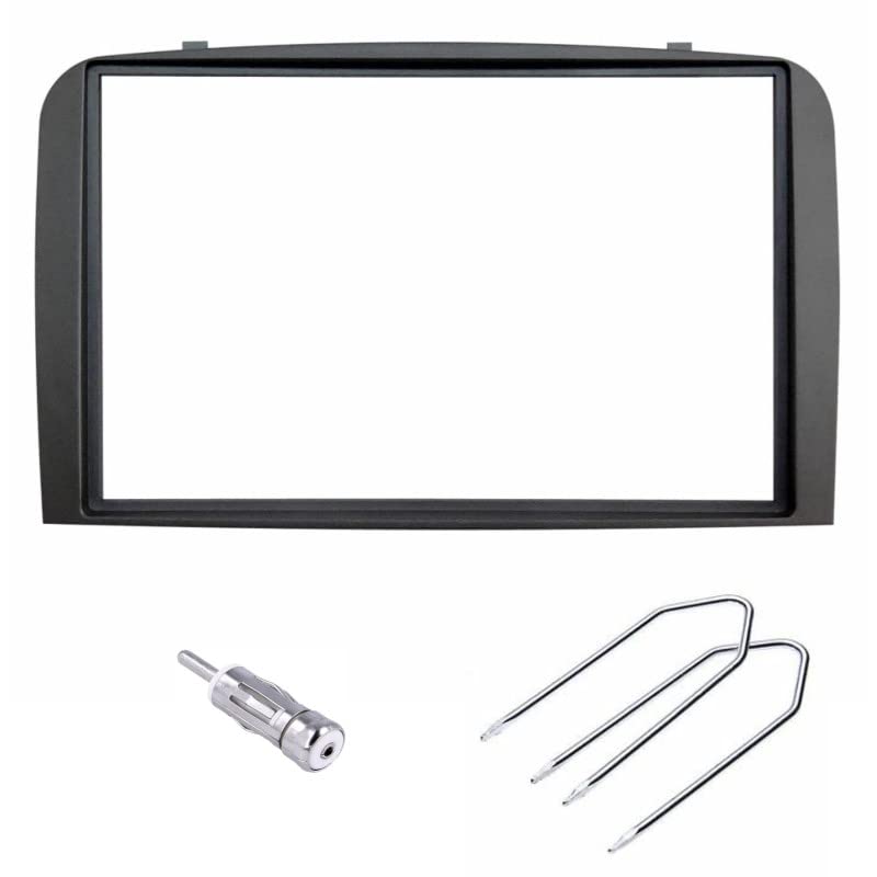 Sound-way - Double DIN Car Radio Frame Installation Kit, 2 DIN Front Panel Frame Stereo compatible with