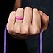 ThunderFit Stackable Silicone Wedding Rings for Women, Thin Rubber Engagement Bands 2.5mm Wide 1.8mm Thick - 1/2/3/4/5/7 Variety Multipack