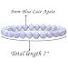 Natural AA Grade Blue Lace Agate Gemstone 8mm Ball Beads Stretch Bracelet 7 Inch