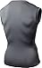 Tesla TM-R15-GRKZ_Large Men's R Neck Sleeveless Muscle Tank Dry Compression Baselayer R15