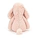Jellycat Bashful Blush Poodle Stuffed Animal, Small, 7 inches