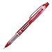 Morning Glory Mach 3 Roller Ball Pen - 0.38 mm-Fine Point Tip (Pack of 12 Pens) (Red)