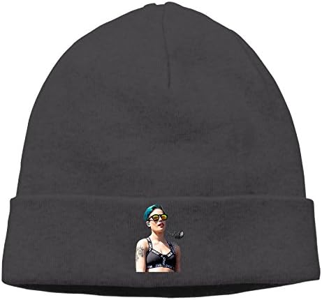 Zengbaba Halsey Skull Cap Winter Knit Cap Beanie Cap For Unisex Black