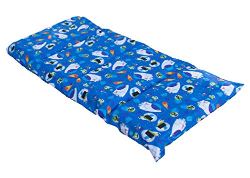 KinderMat PBS Kids Full Cover Sheet, Pillowcase Style Sheet Fits Rainbow Designer, Daydreamer, Heavy-Duty, and Enduro, 100% Cotton Flannel, Space Explorer, Large - Thumbnail 2