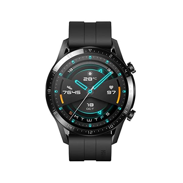 HUAWEI-Watch-GT-2-46-mm-Smart-Watch-139-Inch-AMOLED-Display-with-3D-Glass-Screen-2-Weeks-Battery-Life-GPS-15-Sport-Modes-3D-Glass-Screen-Bluetooth-Calling-Smartwatch-Matte-Black HUAWEI Watch GT 2 (46mm) Smartwatch, 2 Week Battery Life, Built-in GPS, 15 Sport Modes, Real-Time Heart Rate Monitoring…