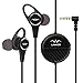 LINNER Active Noise Cancelling Headphones Earbuds, Noise Cancelling Headphones Microphone Wired, Extra Bass Noise Cancelling Earbuds with Deep Bass HD Stereo, 20-Hours Playtime 3.5mm