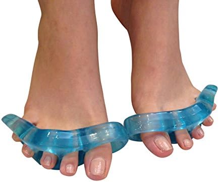 RAS Silicone Gel Toe Separators Ease Bunion Pain, Corrects Hallux Valgus, Relaxes Toes and Feet After Long Day, Comfortable and Affordable, Set of 2