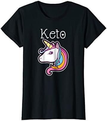 Womens Keto Unicorns are Real T-Shirt Small Black
