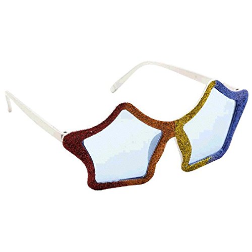 Amscan Party Perfect Team Spirit Star Shades, Multi Color, 6.3 x 3.4"