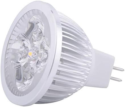 CNBEAU LED SPot light MR16 4 Watt 400-440 Lumens 40W Equal 3000/6000 Kelvin 45 Deg. Narrow Flood AC/DC 24V GU5.3 Base ( Color : Cool white , UnitCount : 1PCS )