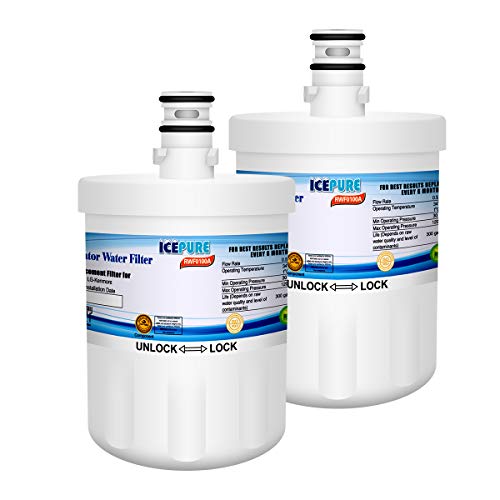 Icepure LT500P Refrigerator Water Filter Replacement for LG LT500P,5231JA2002,ADQ729109010,5231ja2002a RWF0100A 2PACK