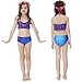 Camlinbo 3Pcs Girls Swimsuits Mermaid for Swimming Mermaid Costume Bikini Set for Big Girls Birthday Gift 3-12 Years