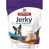 Hill's Science Diet Chicken Jerky Dog Treats, Jerky Mini-Strips Dog Snacks, Healthy Dog Treats, 7.1 oz Bag