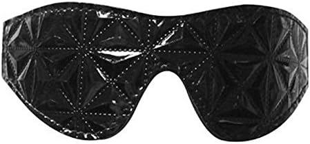 Shopantic(TM) One Waterproof Pu Leather Diamond Design Blindfold Se xEye Mask Flirt Toys For Couples Exotic Se xAdult Games