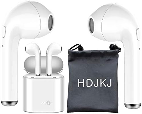 Wireless Headset, Stereo Bluetooth Headset with Charger, Mini Built-in Headphones for iPhone 7, 7 Plus, 6S, 6S Plus, 6, SE, 5S, 5, Samsung Galaxy S7, S8 and Android Phones