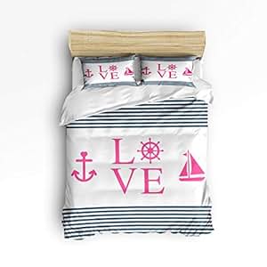 Amazon.com: FunDecorArt 3 Piece Bedding Set Full Size