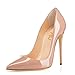 FSJ Women Pointed Toe Pumps High Heel Stiletto Sexy Slip On Dress Shoes Size 4-15