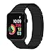 VELSENX Wrist Band for 42mm Stainless Steel Metal Replacement Bands with Double Button Folding Clasp, Link Remover Included (Black)