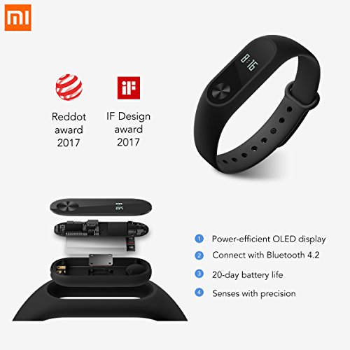 Fitness-Tracker-Xiaomi-Mi-Band-2-Bluetooth-42-Smart-Heart-Rate-Monitor-IP67-Water-Resistant-Wristband-Watch-wOLED-Display-Wearable-Pedometer-Activity-Tracker-for-iPhone-Android-phones