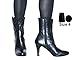 Flash on Heels Heel Replacements or Protectors - 4 Pairs - Black - 4 Sizes