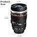 Coffee Mug-Camera Lens Travel Thermos Stainless Steel Insulated Lens Coffee Cup with Easy Clean Lid,Black - Photographer Camera Mug,Travel Coffee Cup Go with Stainless Steel Flower Spoon,Fanatek