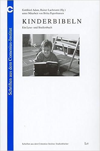 Kinderbibeln Ein Lese Und Studienbuch Schriften Aus Dem Comenius Institut Studienbucher Amazon De Adam Gottfried Lachmann Rainer Papenhausen Britta Bucher