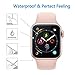 [3PACK] Apple Watch Series 4 40mm Tempered Glass Screen Protector, EcoPestuGo - 9H Hardness,Anti-Fingerprint,Anti-Scratch,Ultra-Clear,Bubble Free Screen Protector Compatible Apple Watch Series 4 40mm