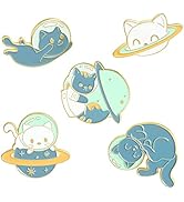MJartoria Cute Enamel Brooch Pins-Cats Hug Book Shape Novelty Cartoon Cute Enamel Brooch Pins for...