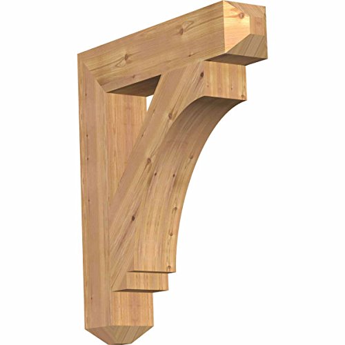 Ekena Millwork BKT06X30X34IMP04SWR Imperial Craftsman Smooth Bracket, 5.5" Widt…