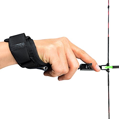 Compound Bow Shooting Wrist Sling Strap Adjustable Green Archery Accessory