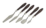 SE 3093AB Artist Spatula Set, 5-Piece