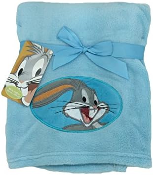 Looney Tunes Applique Plush Polyester Blanket 30 X 40 Inches (76.2 X 101.6 Cm...