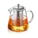 Glass Teapot with Infuser Tea Pot 32oz/43oz Tea