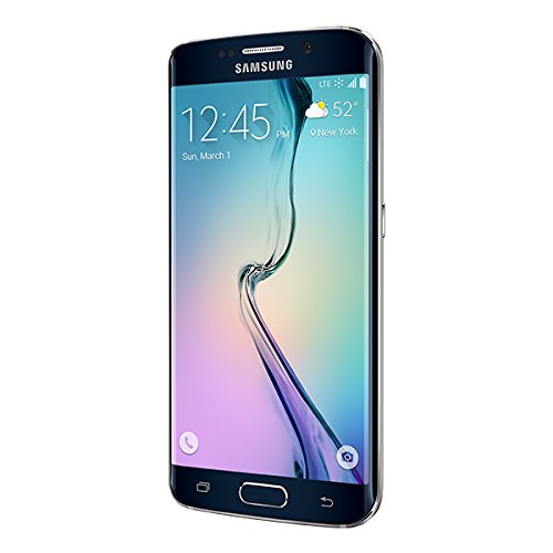 Samsung Galaxy S6 Edge SMG925 Factory Unlocked Cellphone, International Version, 32GB, Black