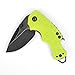 Kershaw Shuffle Lime (8700LIMEBW) Multifunction Pocket Knife; 2.4" BlackWash Stainless Steel Blade; K-Texture Grip, Liner Lock, Reversible Deep-Carry Pocketclip, Screwdriver, Bottle Opener; 2.8 OZ primary