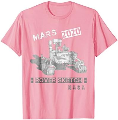 NASA SPACE Mars 2020 Rover Sketch T-shirt
