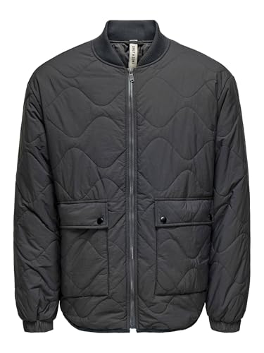ONLY & SONS Quilted Jacket Onswren Otw-Giacca Trapuntata, Phantom, XX_l Uomo