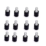 Padarsey 12pcs M3 Anti-Vibration Fixed Screws Mounting Hardware Spacer Rubber Standoffs for FPV Racer Copter F3 F4 Flight Controller