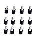 Padarsey 12pcs M3 Anti-Vibration Fixed Screws Mounting Hardware Spacer Rubber Standoffs for FPV Racer Copter F3 F4 Flight Controller