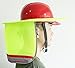 5 Pack Large Full Brim Sun Shield for Hard Hats, Larger for more Sunshade, Designed to fit most Hard hats (Neon Green)